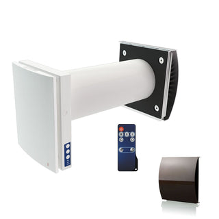 Blauberg Decentralised Single Room Heat Recovery Unit - WiFi - Brown Cowl - VENTO-MAXI-AIR-BRO