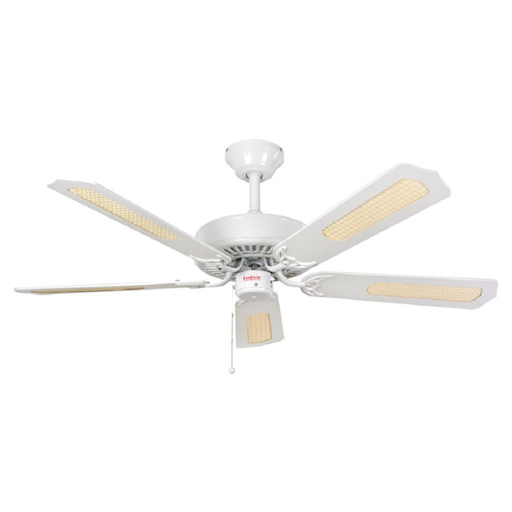 Fantasia Classic 52inch. Ceiling Fan without Light Gloss White 110
