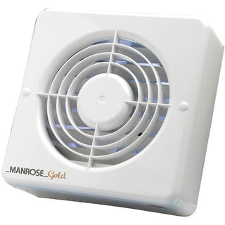 Manrose Gold 12W Standard Axial Bathroom Extractor Fan - MG100S