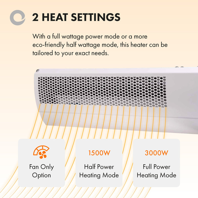 Devola 3KW Air Curtain - DVSH3000WH, Image  of 9