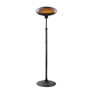 Devola Core 2kW Stand Mounted Patio Heater Oval with Remote - DVRPH20SMB