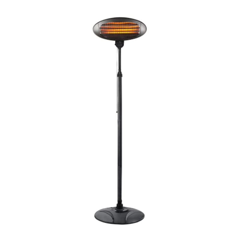Devola Core 2kW Stand Mounted Patio Heater Oval with Remote - DVRPH20SMB, Image 1 of 7