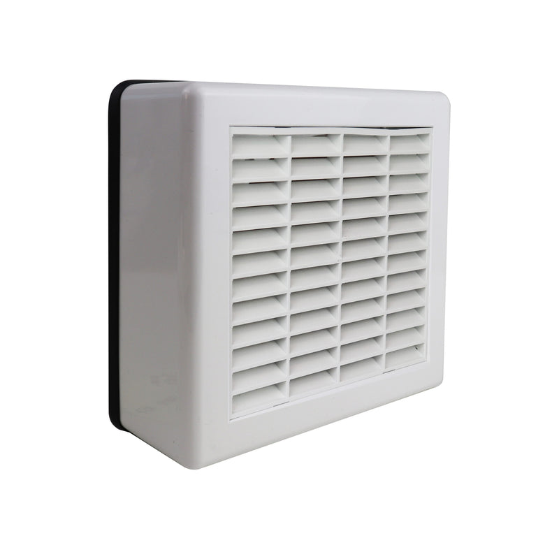 Manrose Window Vent Kit For XF100A Range (Fixed Louvre Grille)  - 12691, Image  of 1