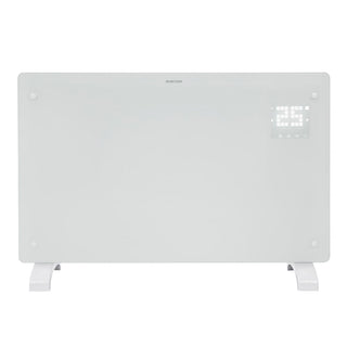 Devola Designer 2kW Smart Glass Panel Heater with Timer White – DVPW2000WH - Return Unit
