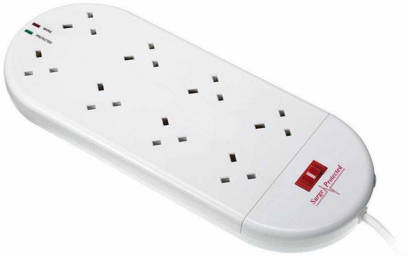 Timeguard 8-Way Surge Protected Switched Socket Strip - SPS8G, Image 1 of 1