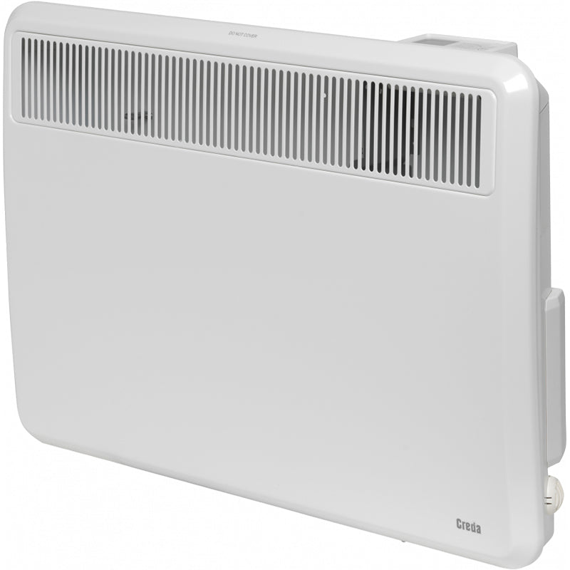 Creda 750W TPRIIIE Series LOT20 Slimline Panel Heater In White With 7 Day Timer & Thermostat - TPRIII075E