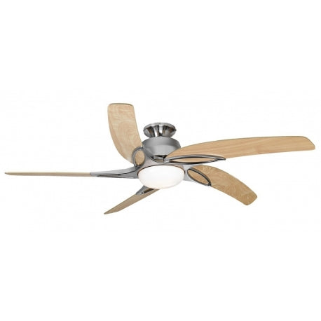 Fantasia Viper 44inch. Ceiling Fan with Remote Control/Blades Maple - Stainless Steel - 111054, Image 1 of 1
