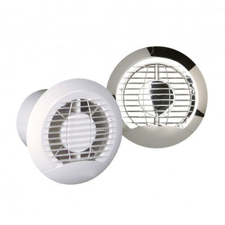 Manrose Haylo 100mm (4") Round Timer Extractor Fan with Backdraft Shutter - HAYLO100T
