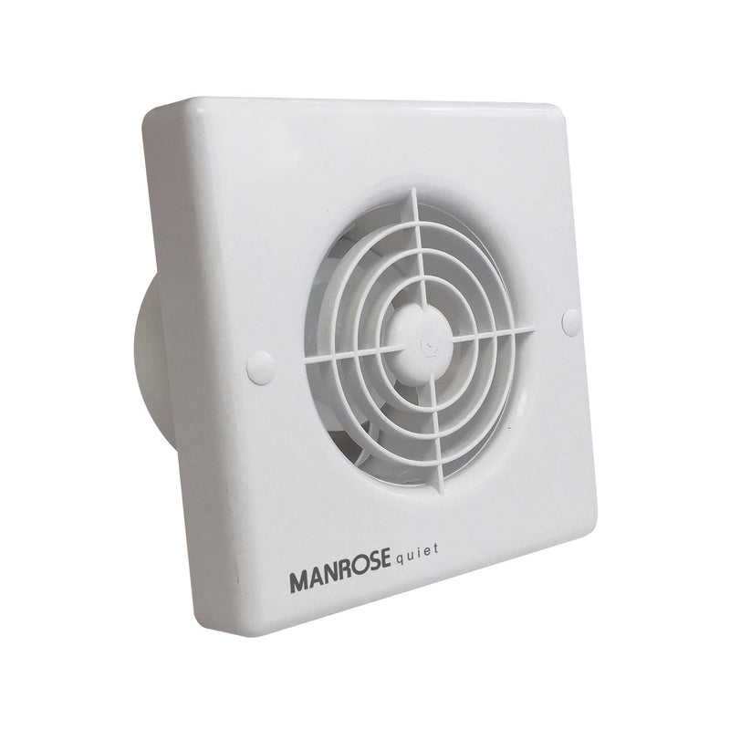 Manrose Zone 1 Quiet Extractor Fans 100mm 4" w/ Timer - QF100TX5, Image 1 of 1