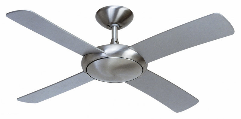 Fantasia Orion 44inch. Ceiling Fan with Matt Silver Blade without Light - Brushed Aluminium - 115298, Image 1 of 1