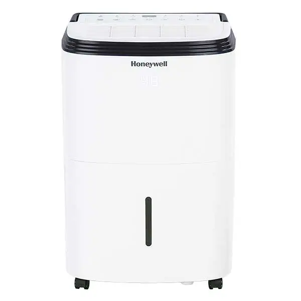 Image of a Honeywell 33 litre TP BIG energy star compressor Dehumidifier with a dust filter on a white background