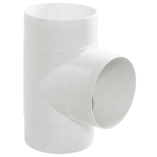 100mm 4 Round T Piece Connector - 44920