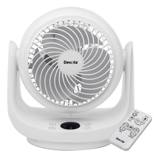 Devola Low Noise 20W 9 Speed 9-inch DC Desk Fan - White - DVF7DCFAN