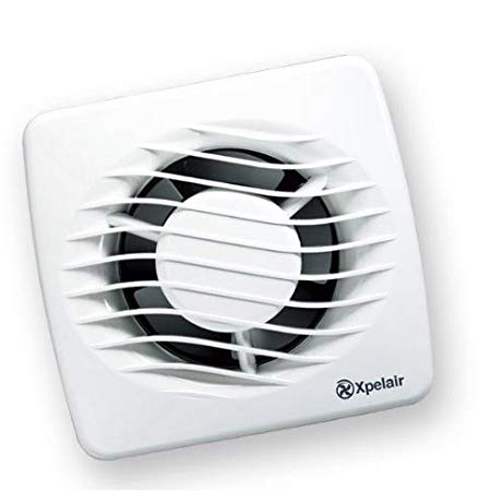 Image of an Xpelair dx100t white extractor fan on a white background
