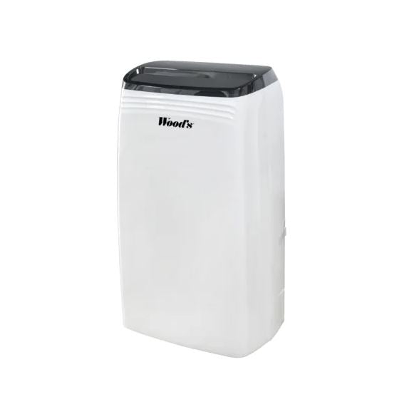 An image of Woods powerful compact dehumidifier on a white background