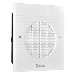 Xpelair 6" 150mm WX6T Commercial Wall Fan with "Safe Lock" Telescopic Wall Liner and TImer - 92523AW