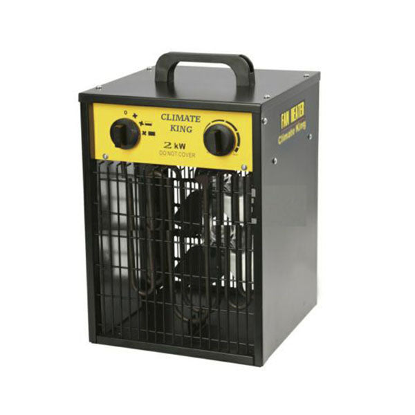 Climate King Box 2kW Fan Heater Portable - HCK-BX2UK