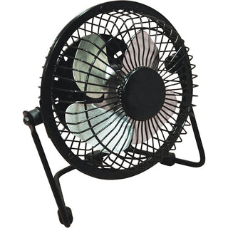 Premiair 4" USB Fan - Black - EH1570