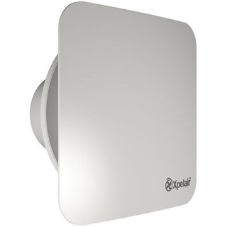 Xpelair C6PS Simply Silent Contour 6/150mm Square Extractor Fan w/ Pullcord - 93174AW - Return Unit