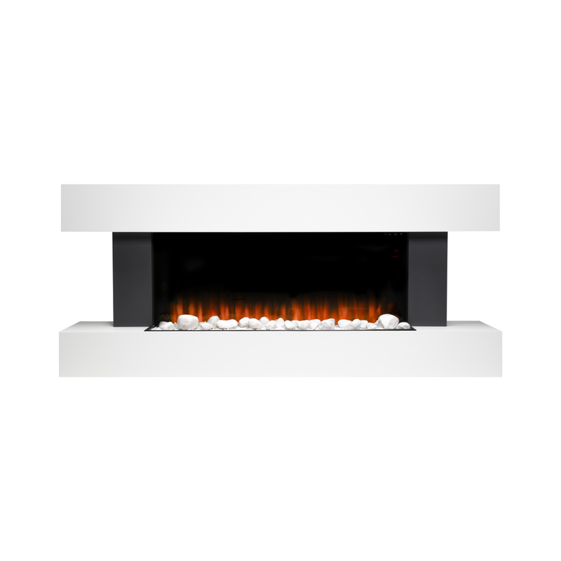 Devola Haslemere 2kW Optiflame Effect Electric Fireplace Suite – DVWF201GW - Return Unit, Image 1 of 10