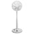 Devola Low Noise 30W 12 Speed 12-inch DC Pedestal Fan - White - DV12DCPFAN