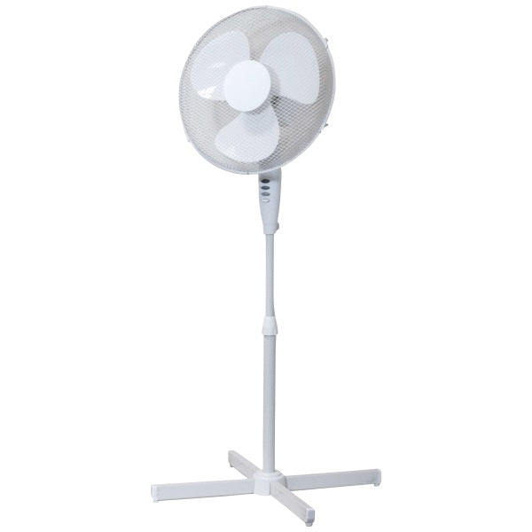 Image of a prem i air 16 inch pedestal fan on a white background