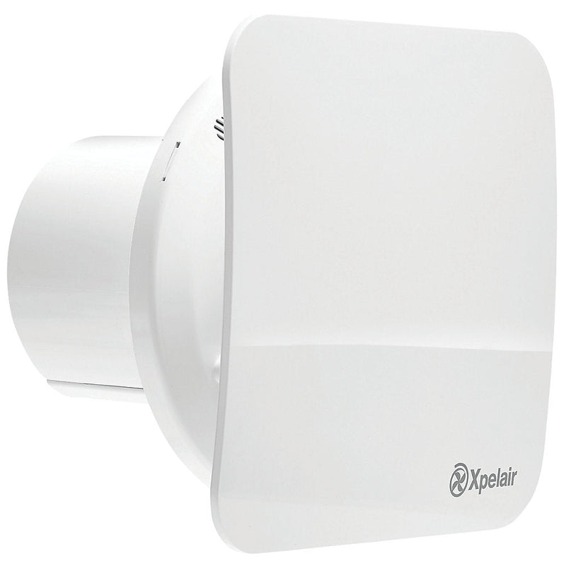 Xpelair C4SR 7W 4"/100mm Bathroom Extractor Fan Combined With Square / Round Baffle-Front - 078339 - Return Unit, Image 1 of 6