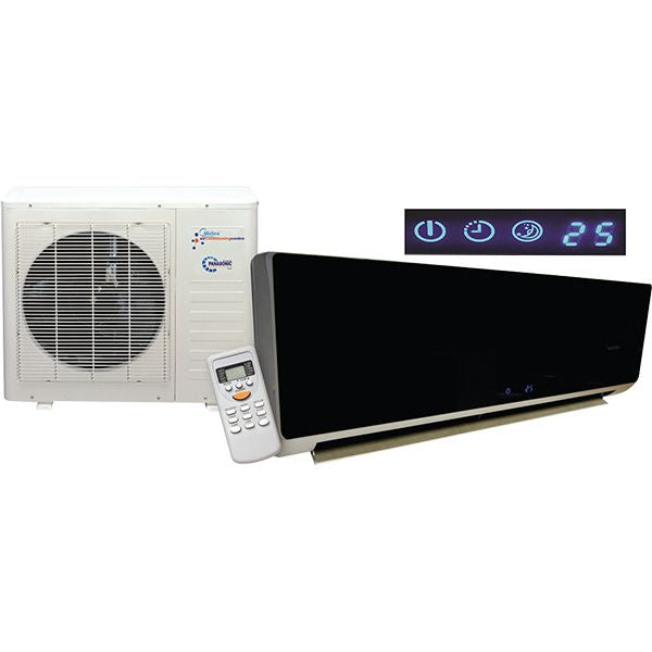 KFR-26YW/X1C 9000 BTU Y Series Black Gloss Inverter Wall Split Air Conditioning Unit - ACCKFR26YWA, Image  of 1