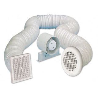 Manrose 100mm Standard Shower Fan Kit - PEF4311