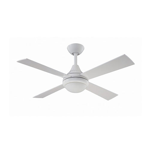 Fantasia Sigma 42inch. Ceiling Fan with Gloss White Blade & Light - Gloss White - 114253