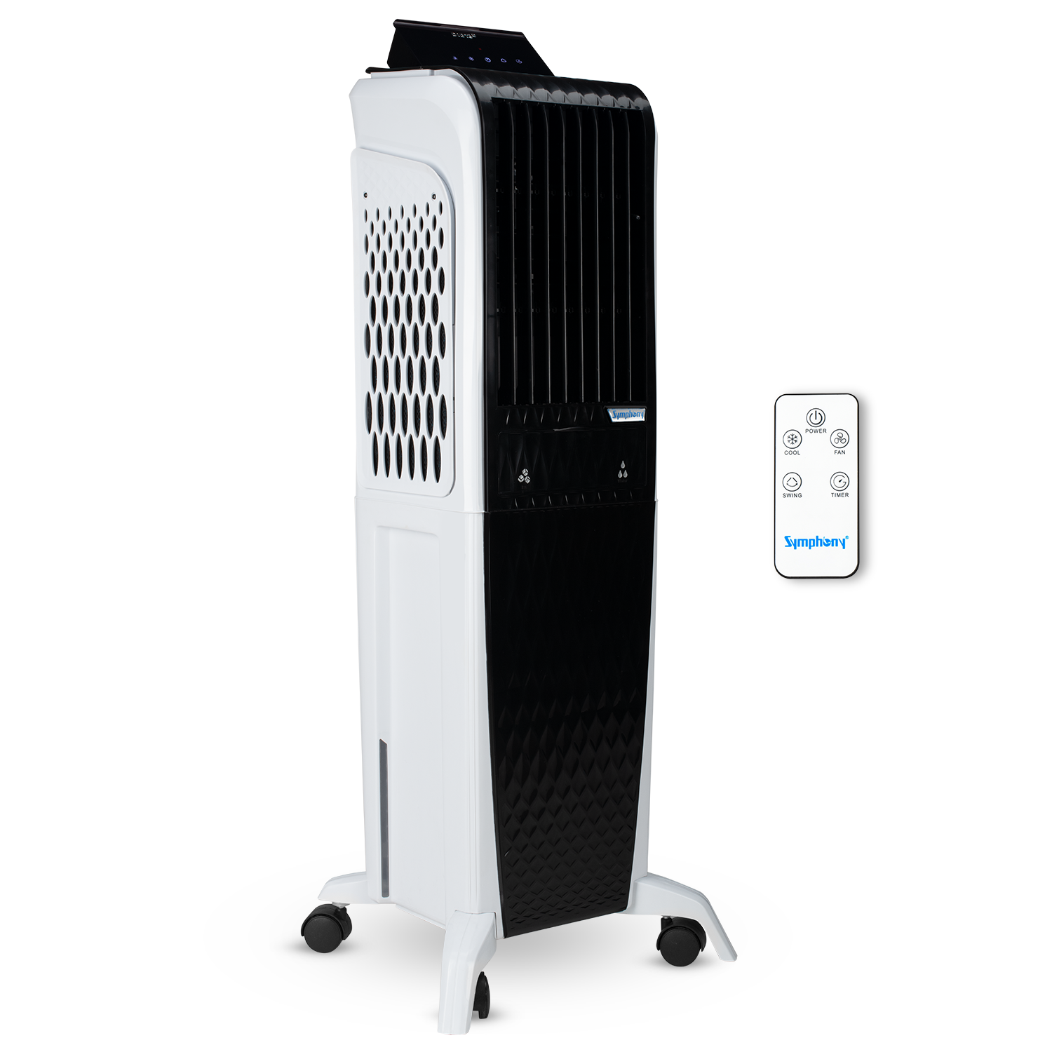 Image of a Symphony Diet 3D 20i Tower Air Cooler on a white background