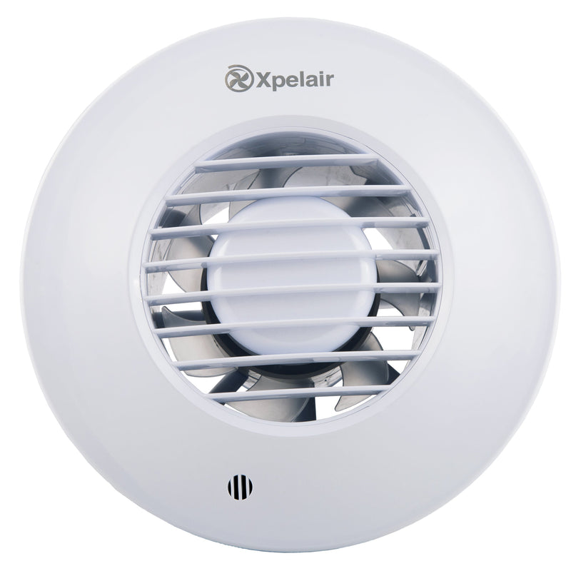 Xpelair DX100HTR Humidistat Timer Round Extractor Fan with Wall Kit (93008AW), Image 1 of 1