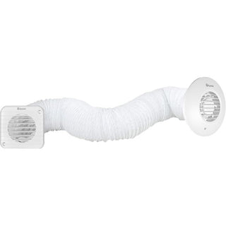 Xpelair SSSFC Simply Silentâ„¢ Shower Fan 4"/100mm Complete with Timer (93086AW) - Return Unit