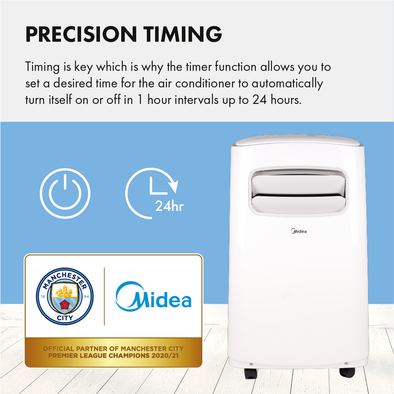 Midea Comfee 9000 BTU WiFi Compatible Portable Air Conditioner - White - MPPFA-09CRN7 - Return Unit, Image  of 9