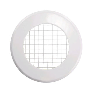 Manrose 100mm Internal Circular Egg Cates Grille - Chrome - 3100C