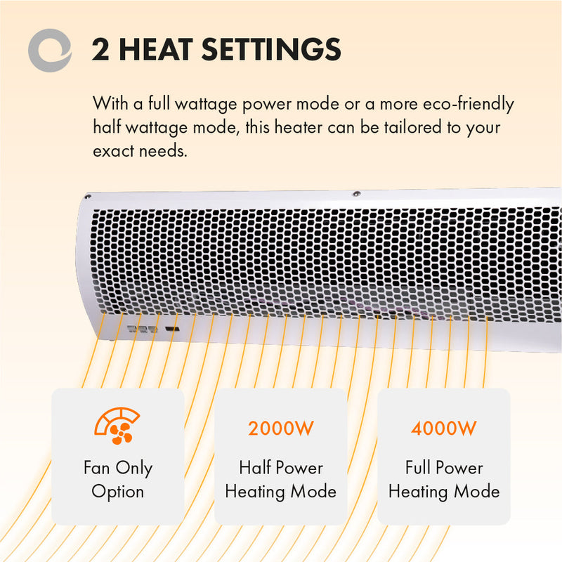 Devola 4KW Air Curtain - DVSH40WH, Image  of 10