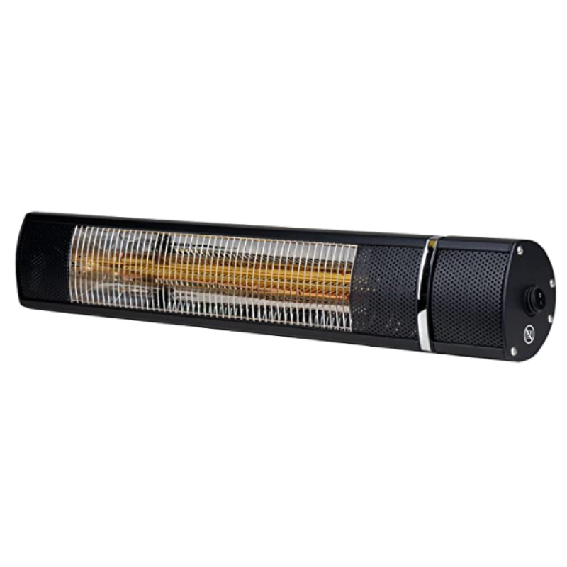 Devola Master 2kW Wall Mounted Patio Heater with Remote Control - DVPH20WMB, Image 1 of 5