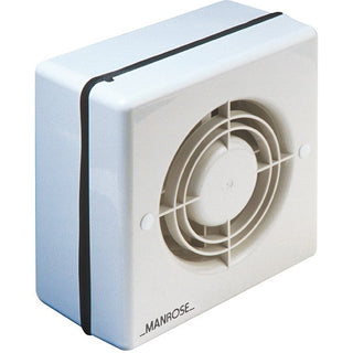 Manrose 120mm (5inch.) Axial Extractor Window Fan with Humidity Control - WF120H