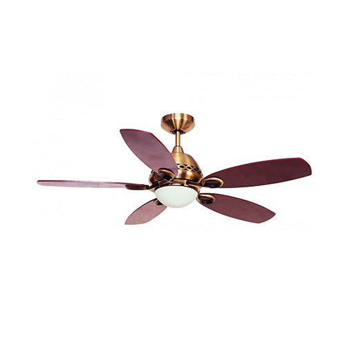 Fantasia Phoenix 42inch. Ceiling Fan with Maple/Oak Blade & Light - Anitque Brass - 111795, Image 1 of 1