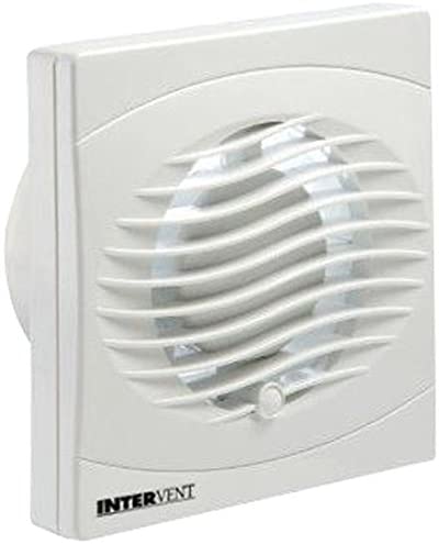 Manrose Intervent BVF100T 4" Square Extractor Fan Timer, Image 1 of 1