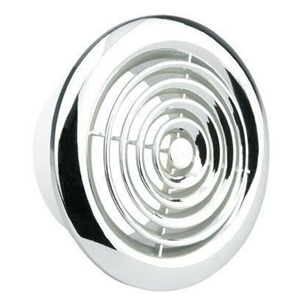 Manrose 150mm Internal Circular Grille - Chrome - 2150C, Image  of 1