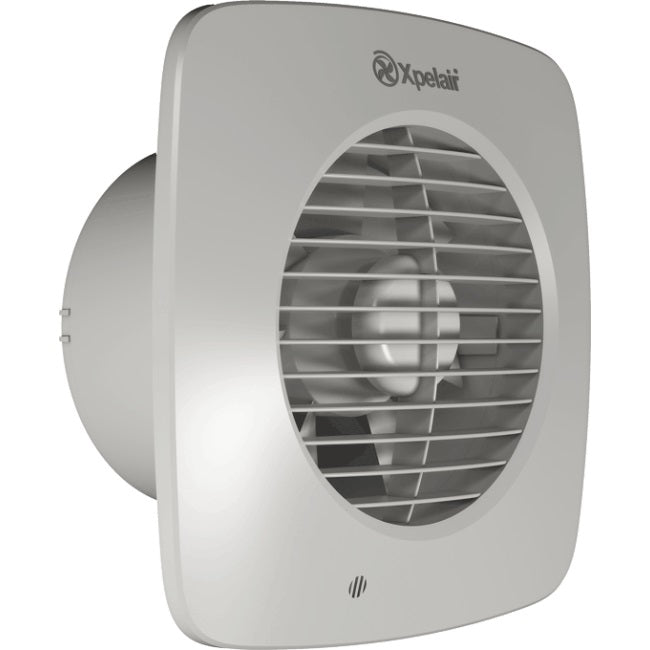 Xpelair DX150TS Simply Silent 6"/150mm Square Extractor Fan w/ Timer - 93072AW - Return Unit, Image  of 1