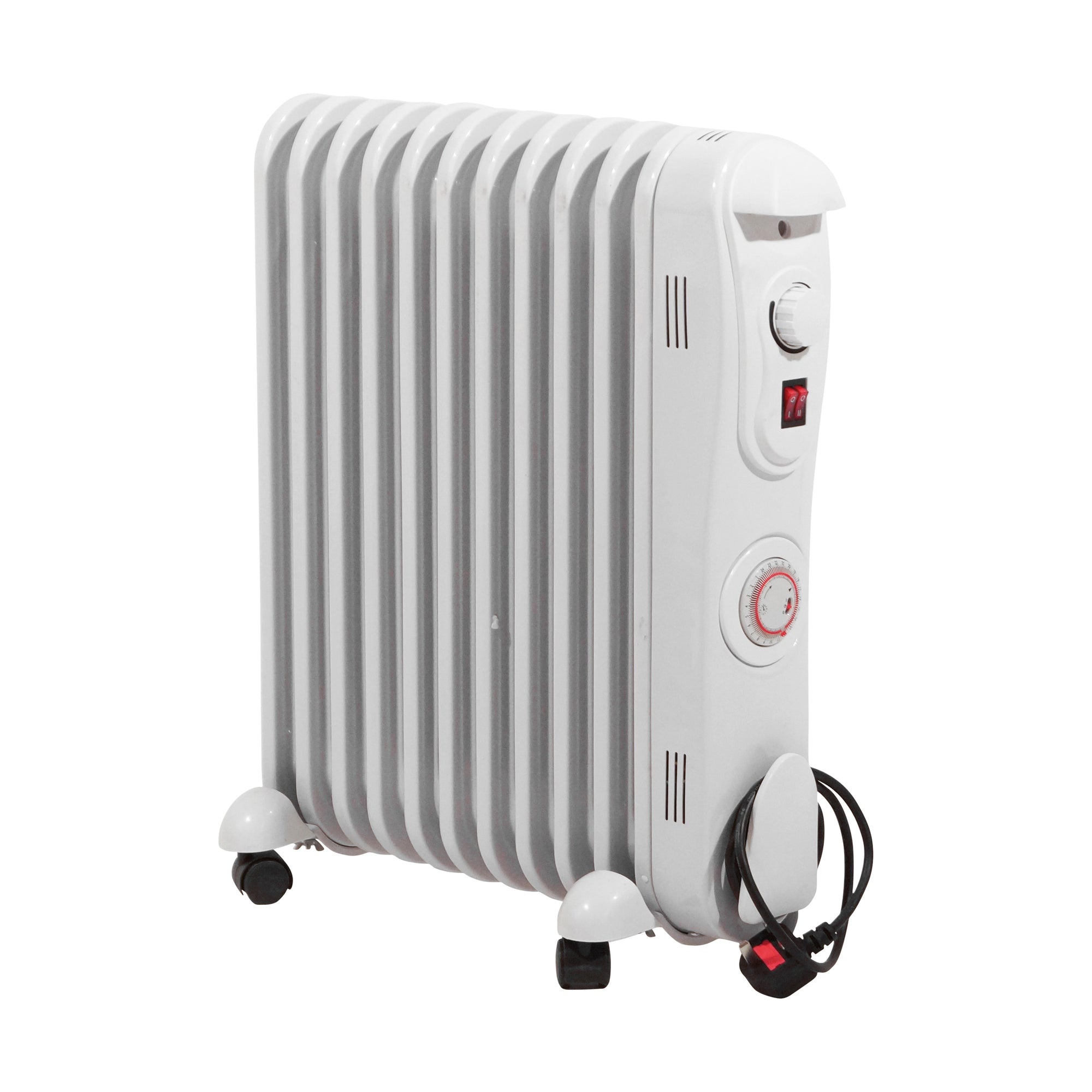 Image of a Premiair 2.5kW 11 Fin Oil-Filled Radiator on a white background
