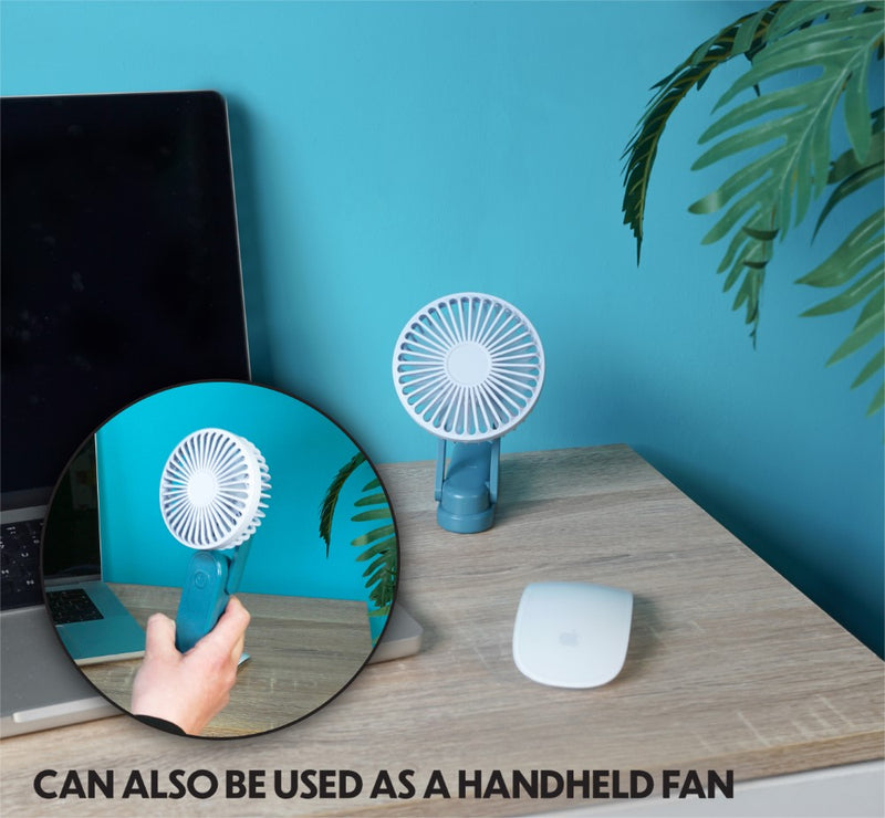Premiair Mini Desk and Hand Held Fan Green - EH1952G, Image 5 of 5
