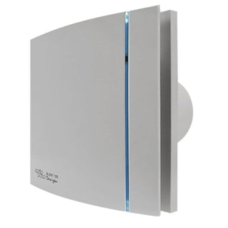 Envirovent Silent Design 100mm Timer in Silver - SILDES100TS