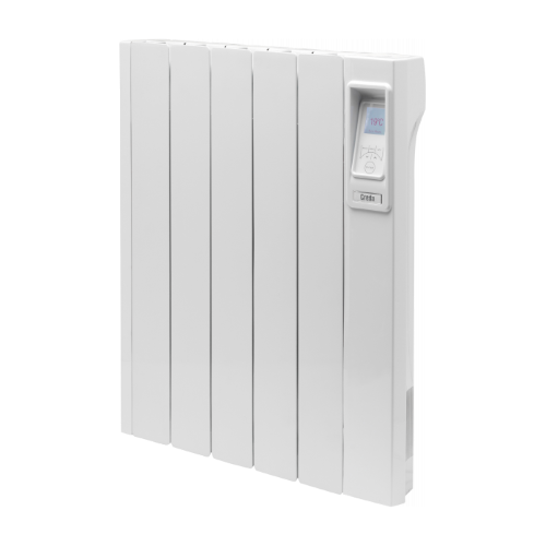 Image of a Creda 0.50KW (500W) Lot 20 White Aluminium Radiator on a white background
