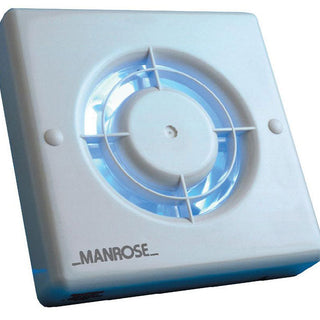 Manrose 120mm (5) Axial Extractor Fan with Pullcord Switch - XF120P