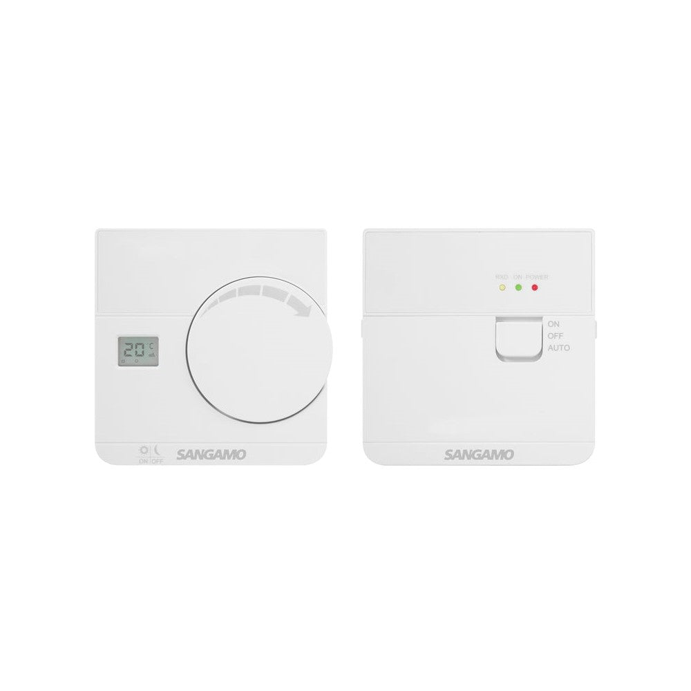 ESP Sangamo Choice Plus Room Thermostat Digital White Wireless CHPRS