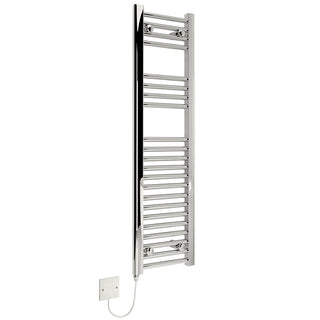 Kudox 150W Flat D Electric Ladder Towel Rail - Chrome - KTR150FLATCH