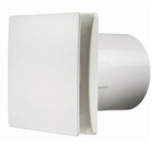 Manrose 100mm (4inch.) Bathroom Extractror Fan with Integral Timer - DECO100TW - Return Unit